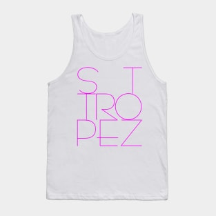 St. Tropez in Pink Tank Top